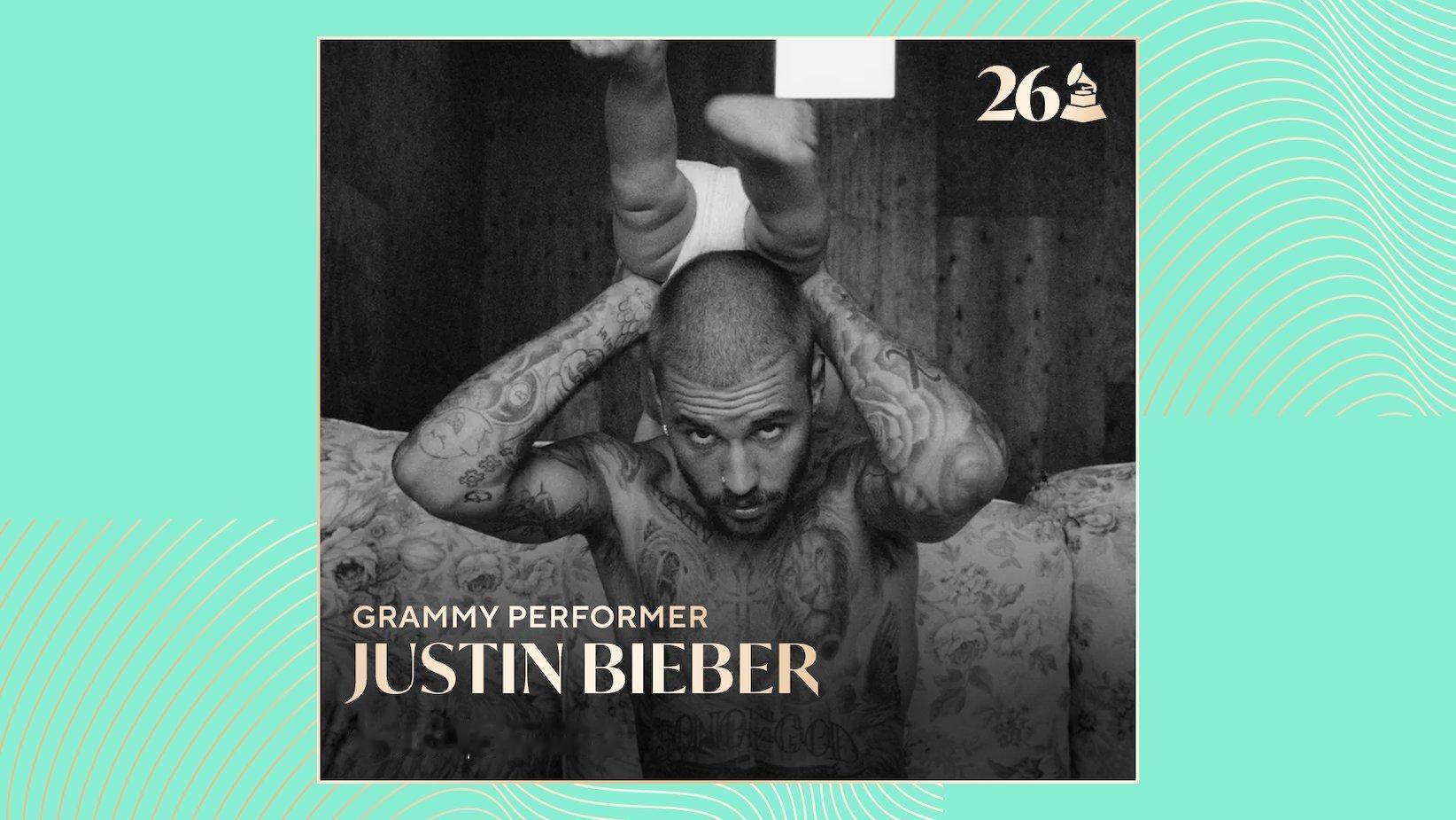 OMFG！贾斯汀比伯Justin Bieber官宣将在第68届格莱美颁奖礼表演！