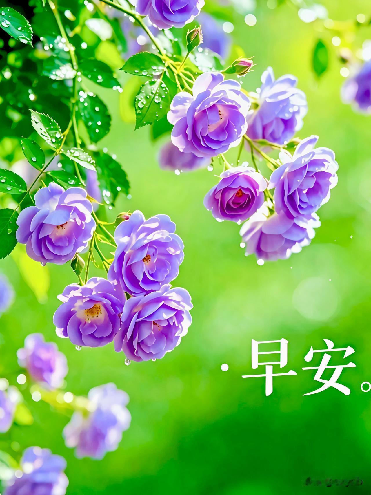 清晨如约，温情开场。
岁月静好，暖意悠然。
寄语声声，温柔入怀。
所求皆愿，岁岁