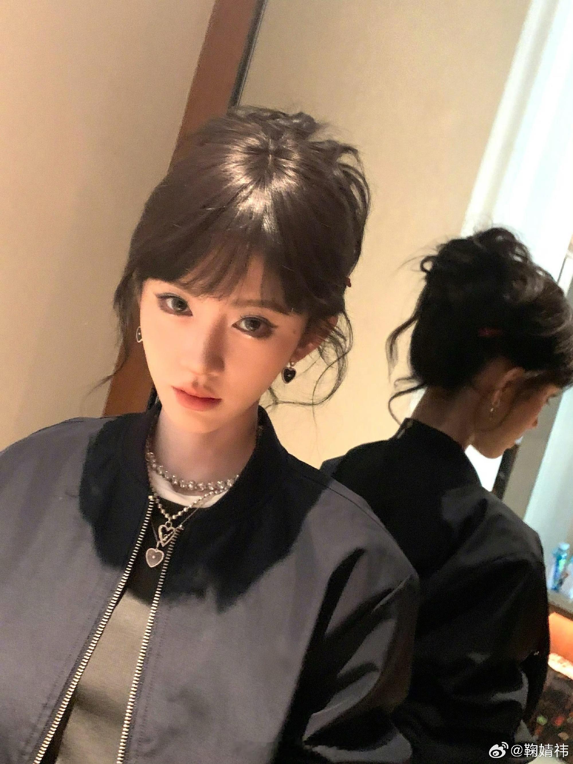 鞠婧祎直播有这么美的直播进入内娱[舔屏]太漂亮了小鞠，美得完全挪不开眼[抓狂][