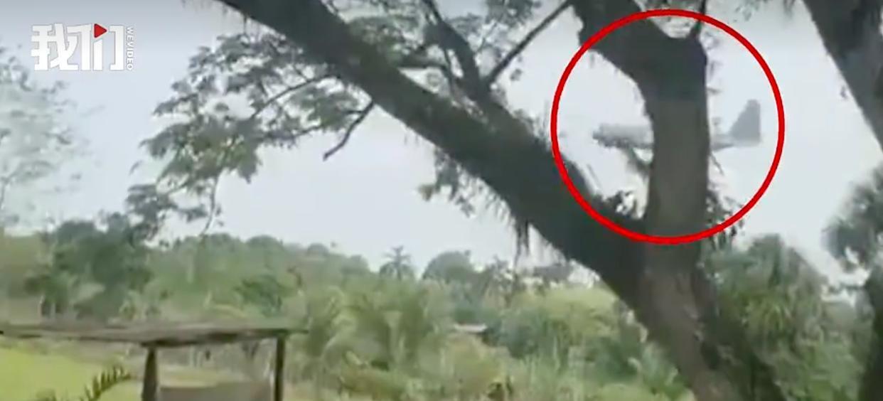 哥伦比亚军机坠毁事故目前造成48人死亡，飞机坠毁前一刻画面曝光：飞机在离地面仅数