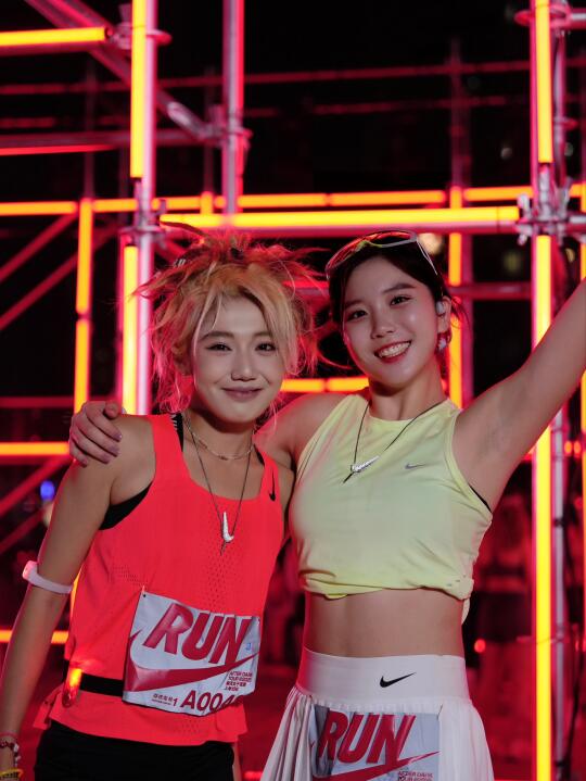 NikeADT女子赛10km｜帅一把 咱也是A区人了