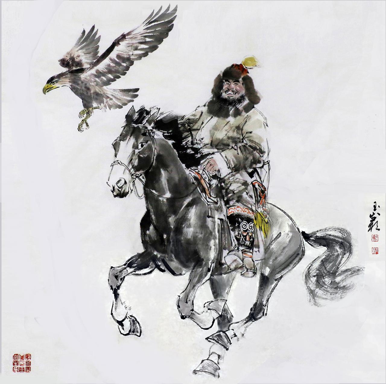 我画的少数民族人物眼睛也不大，算不算丑化劳动人民？（蒙古族、哈萨克族、鄂伦春族、
