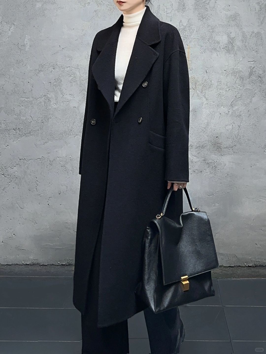 the row风大衣穿搭！