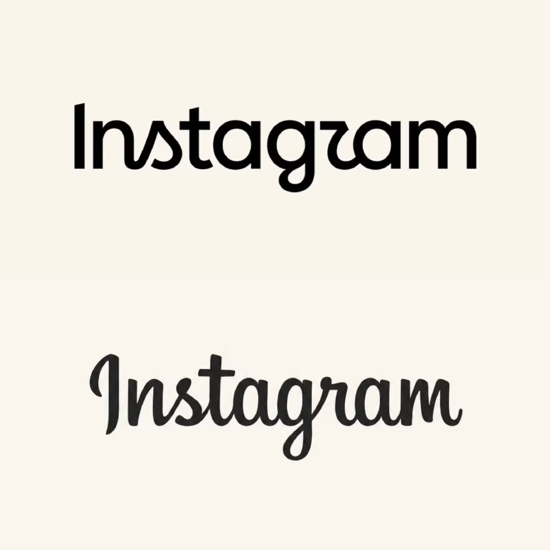 【Instagram时隔十年更新文字标识】网友吐槽Ins新标像Instagzam