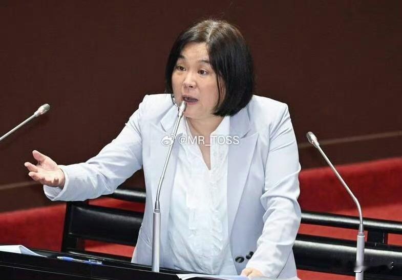 岛内民意代表陈玉珍没投票，理由居然是这样的。
5月19日台湾地区立法机构启动弹劾