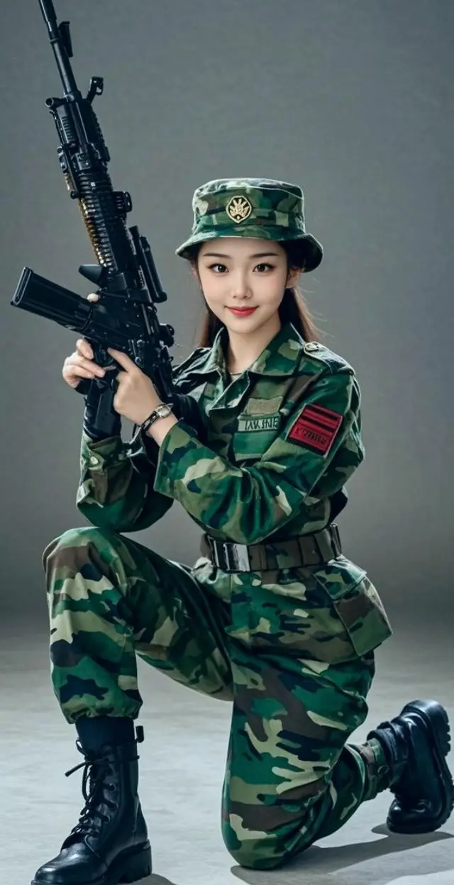 AI迷彩英姿