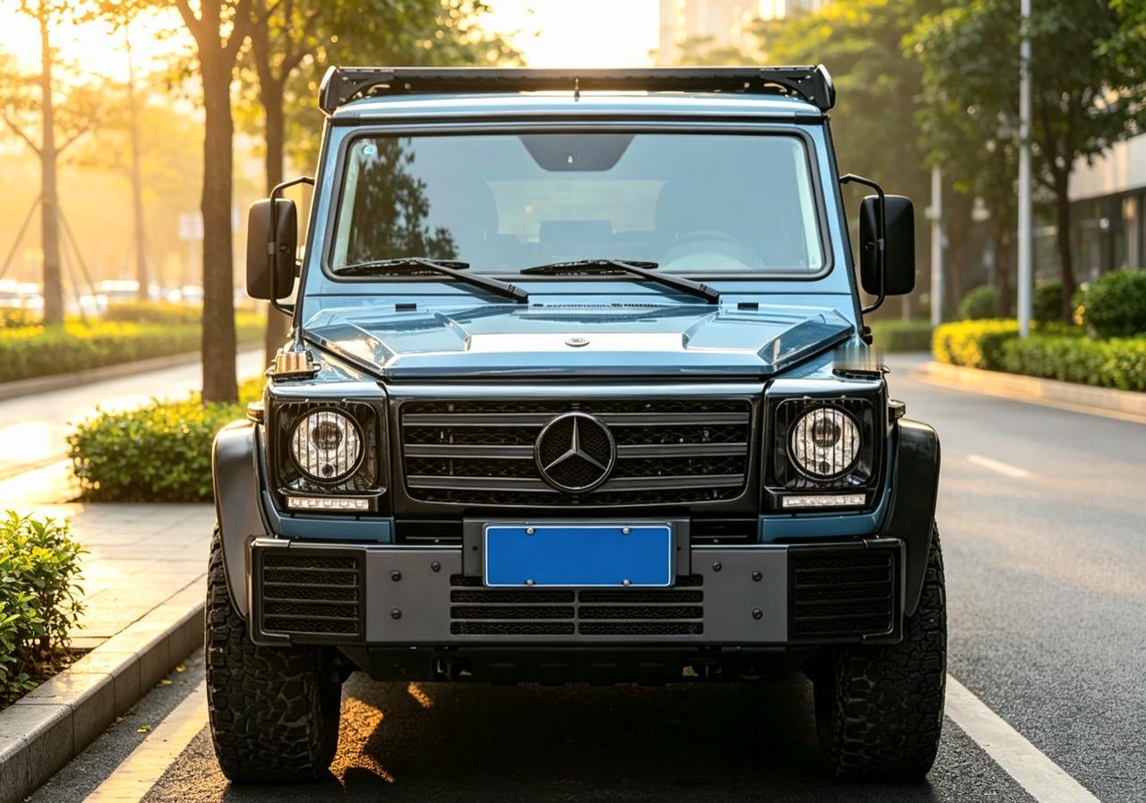 奔驰g 350 d professional德国奔驰原厂重度改装双排越野车。这是
