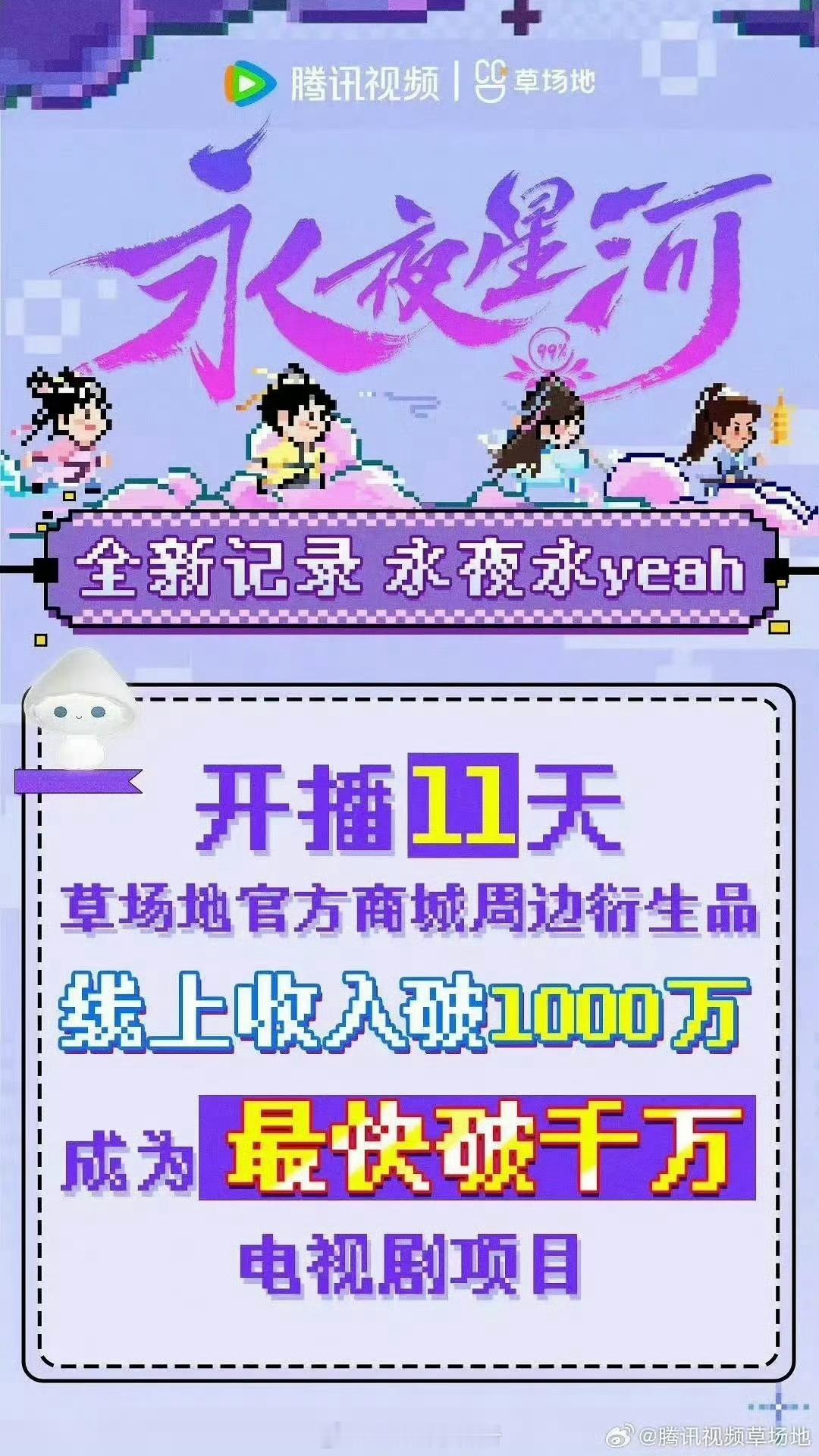 tg：永夜星河周边销量 