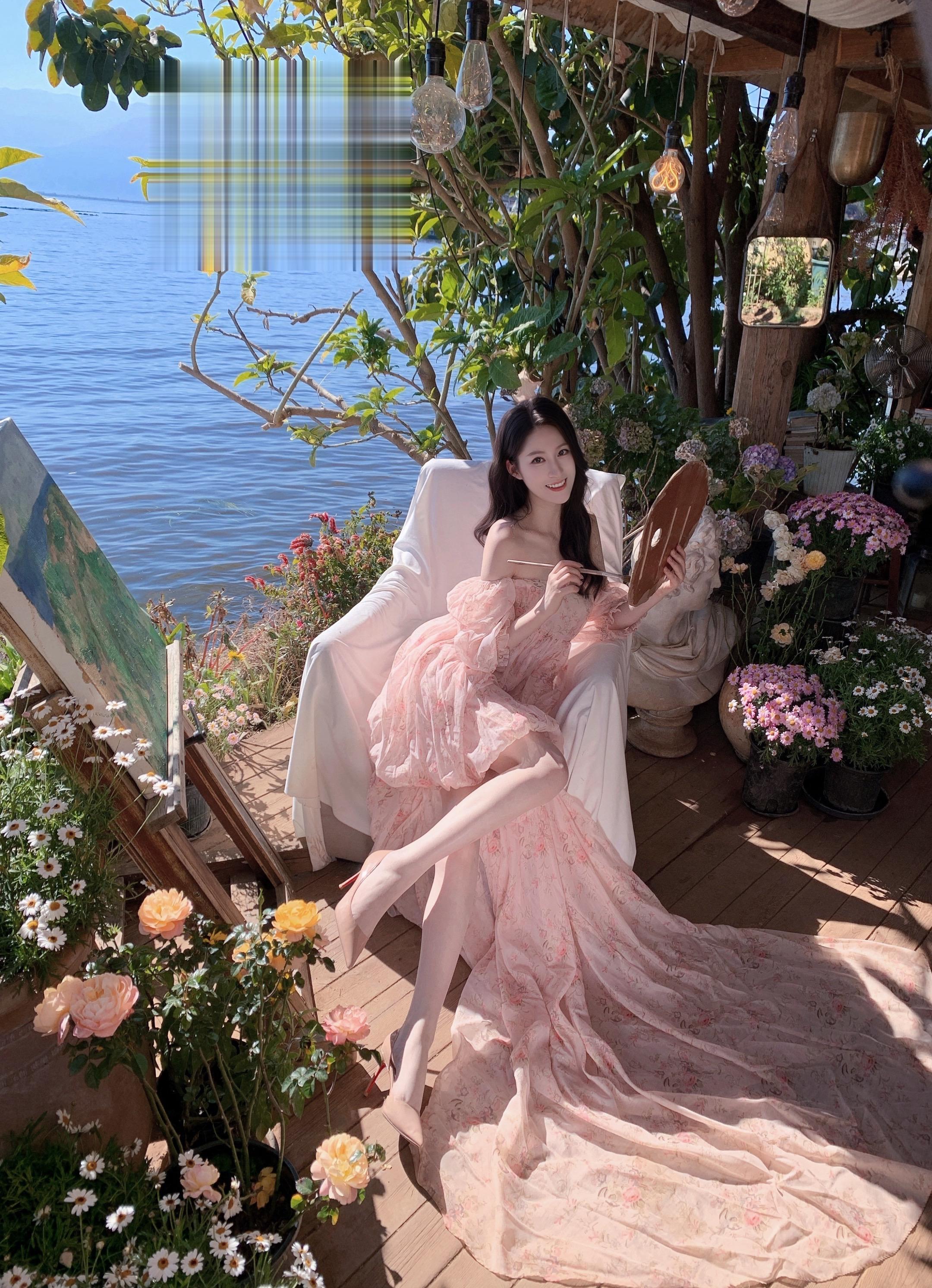 去有风的大理 在洱海边和云朵比心  和浪花击掌