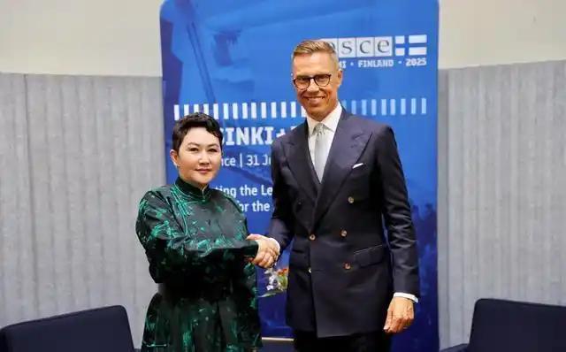 蒙古国可能要成为第二个乌克兰？据报道，蒙古国外长巴特策策格访问芬兰，双方发表联合