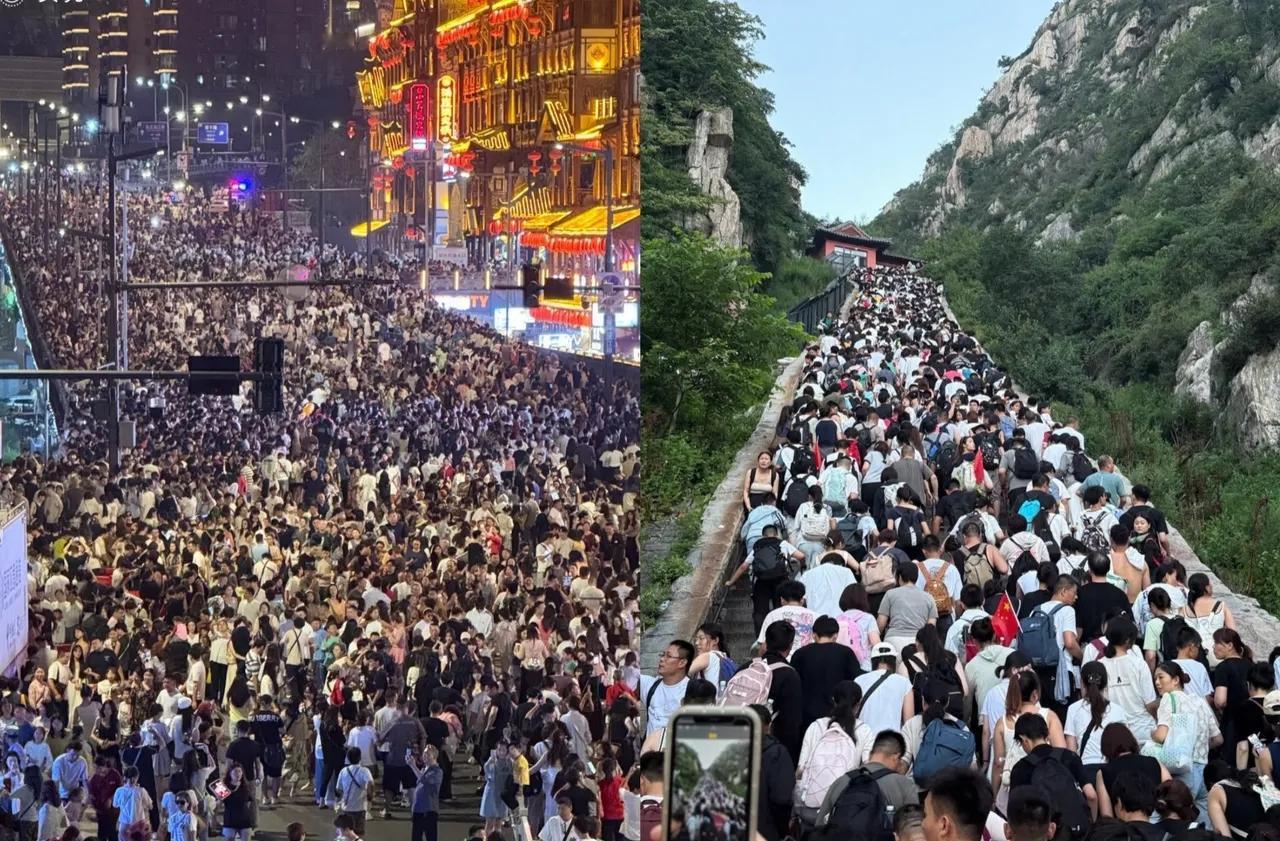 这次国庆长假，
给所有人都上了一课，
明明都在抱怨大环境不好，可为什么
还是那么