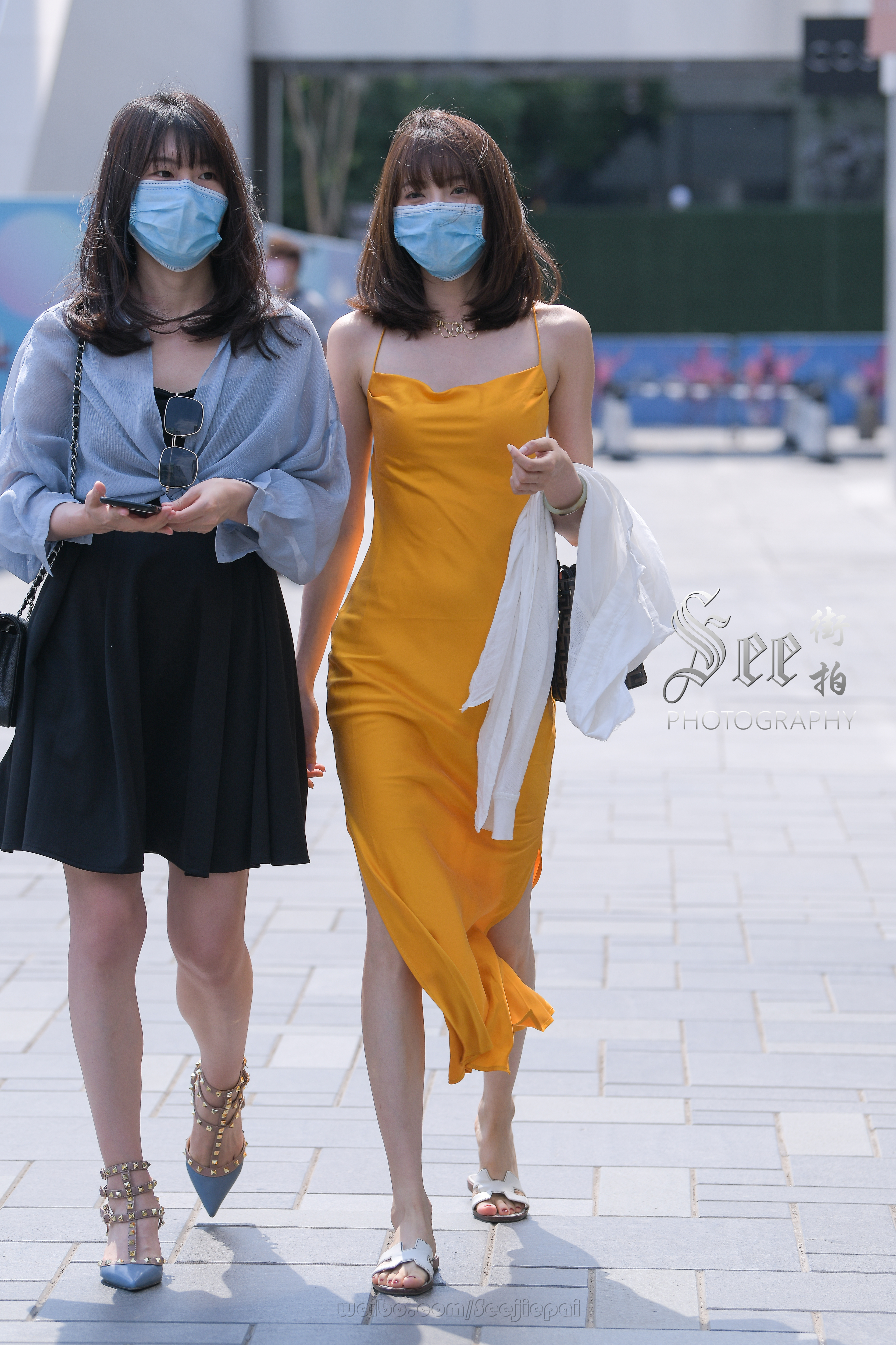丝质吊带裙，高级显气质~~ ​​​
