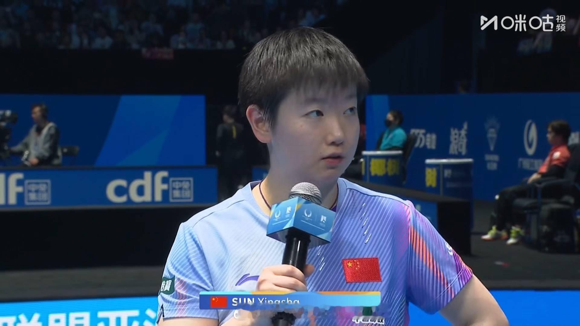 孙颖莎vs陈熠孙颖莎好棒🥺 