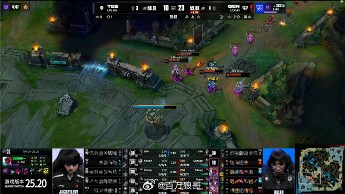 【GEN 2-0 TES】硬实力差距，完全被人抽陀螺，GEN毫无压力，二比零完成