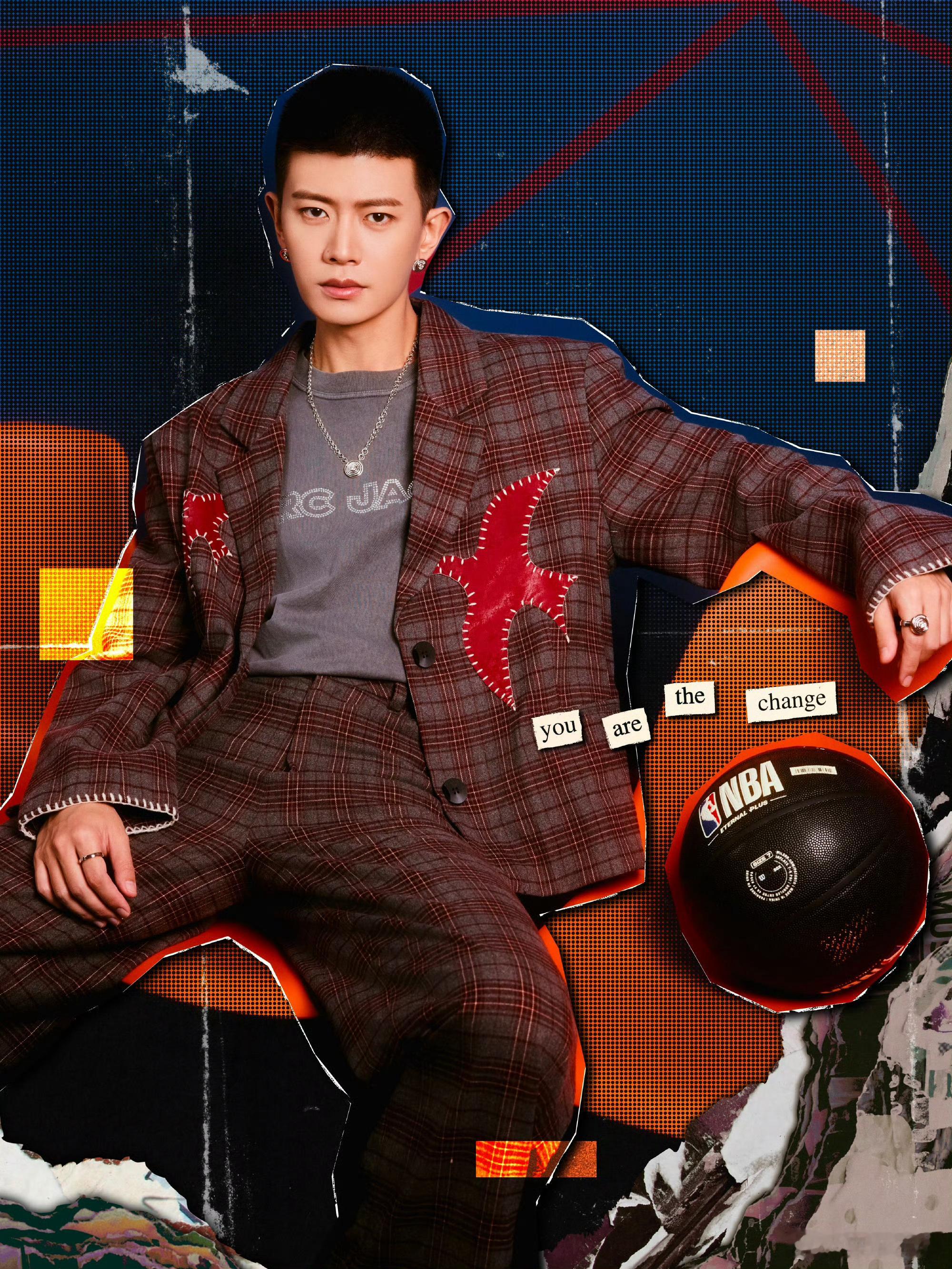 任嘉伦nba名人赛造型任嘉伦nba名人赛出图任嘉伦nba名人赛造型，帅，[爱你]