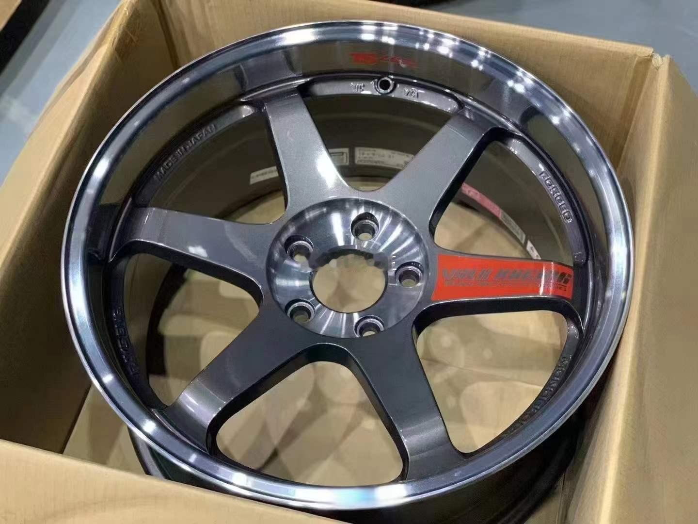 全新日本RAYS TE37SL PG锻造19寸 8.5+23 9.5+33 5x