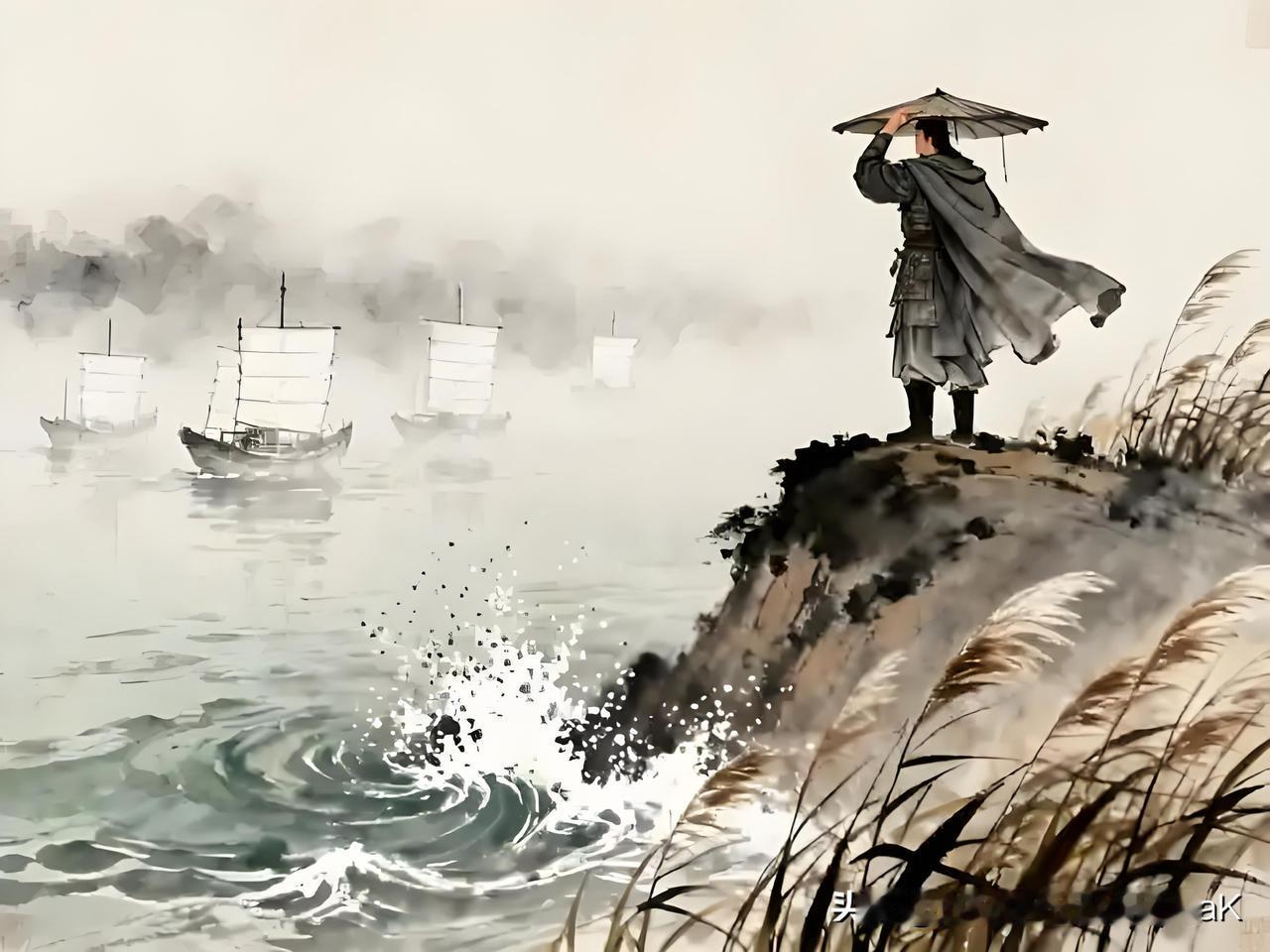 《将渡江》
——张斛〔金朝〕
无数飞花委路尘，
不堪重醉楚城春。
明朝回首江南岸