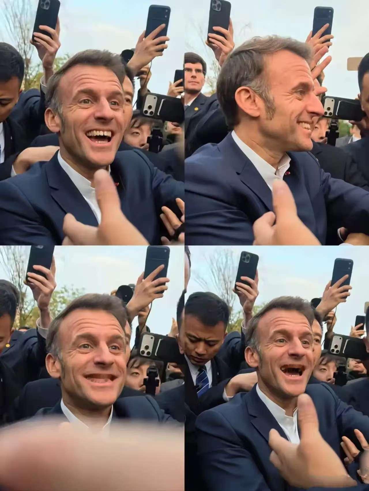 果不其然！

马克龙回去就翻脸了！

12月7日，马克龙称，由于中国几乎不进口欧