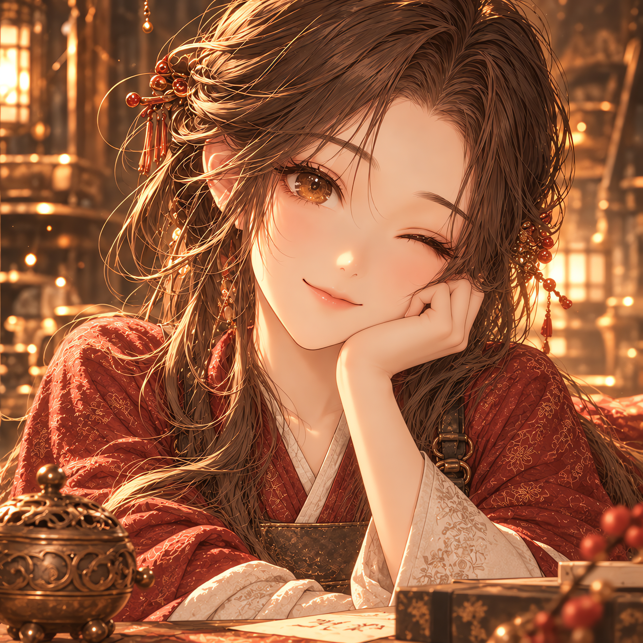 动漫头像 ｜ 🏺 赤铜旧器头像动漫头像女生头像九宫格头像古风 ​​​