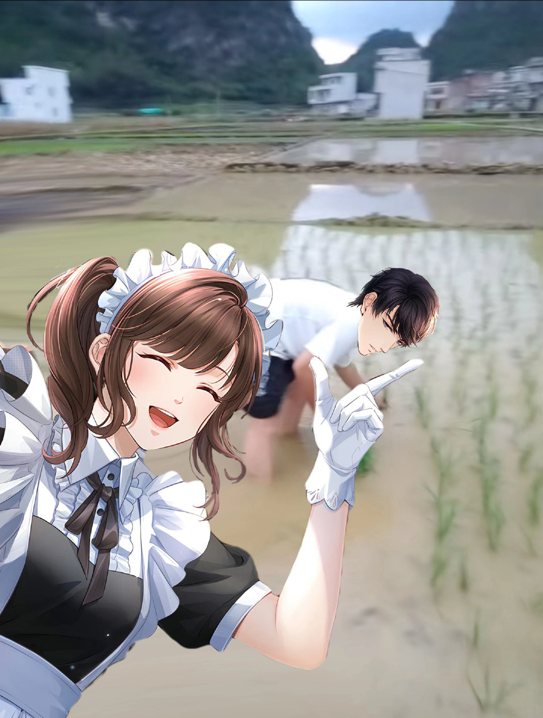 我家公子会插秧了喔#恋与制作人# ​​​