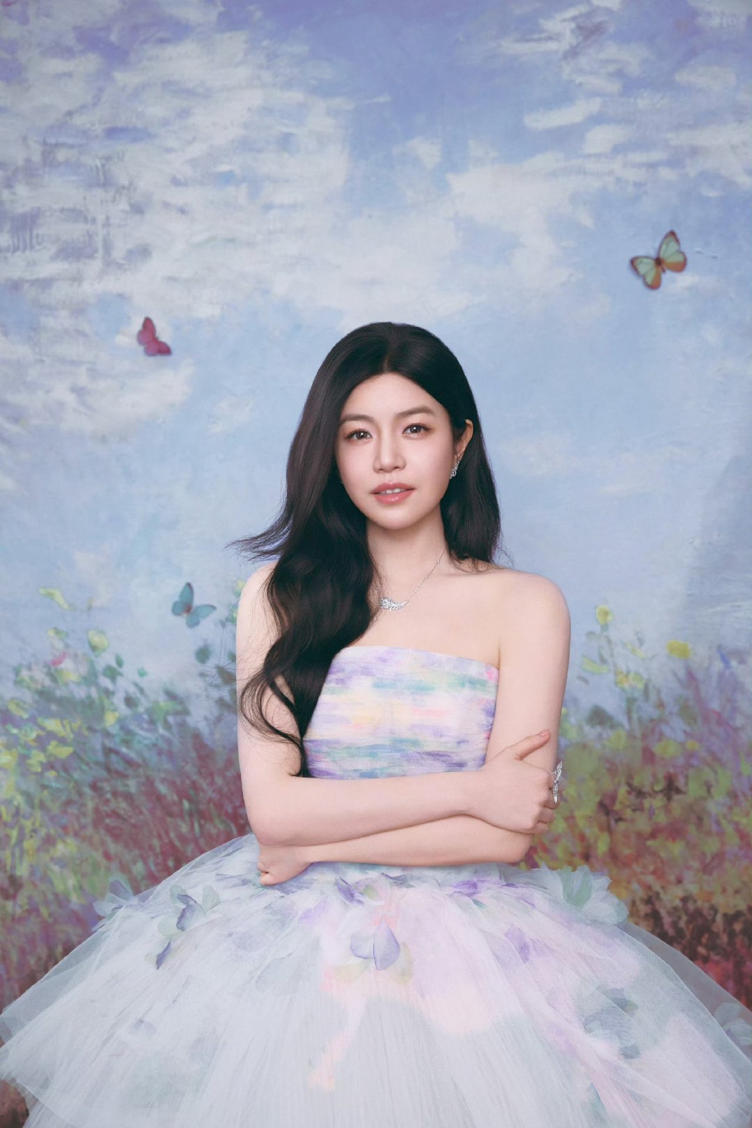 陈妍希油画蛋糕裙陈妍希甜美公主裙  哇！ 陈妍希甜美公主裙! 