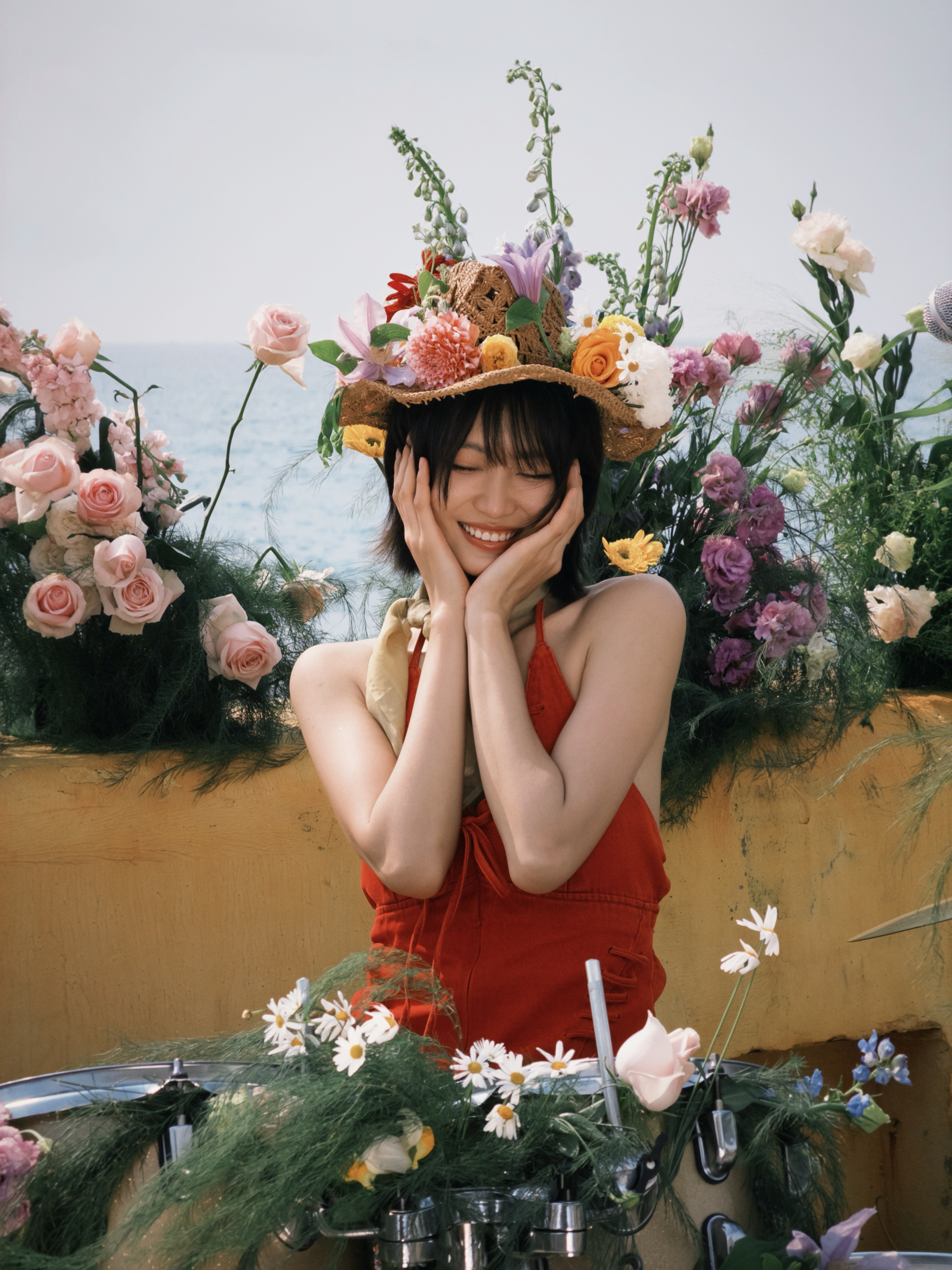 这个造型很喜欢！被花花环绕的幸福王子妤Ash妤见你