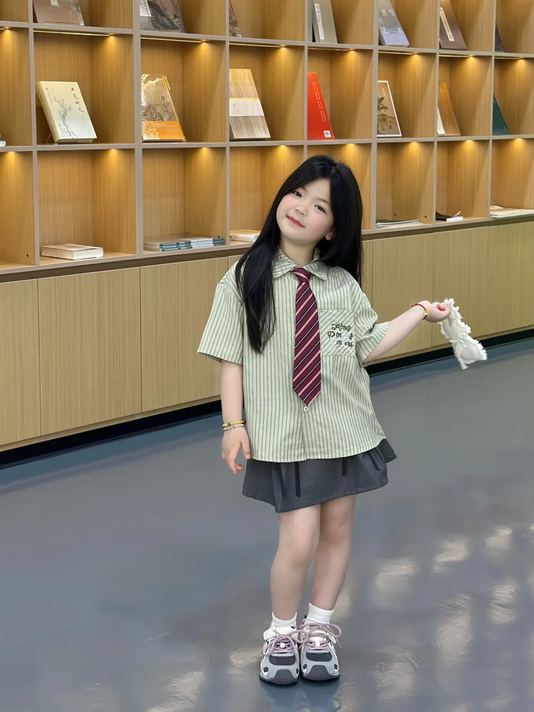 今日份韩系学院风穿搭～