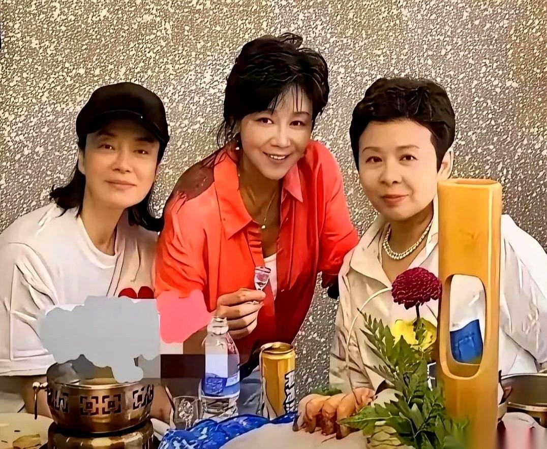 你知道吗，当年青歌赛，毛阿敏才第三名。
冠军是苏红。
就是照片里笑得最甜的那个。