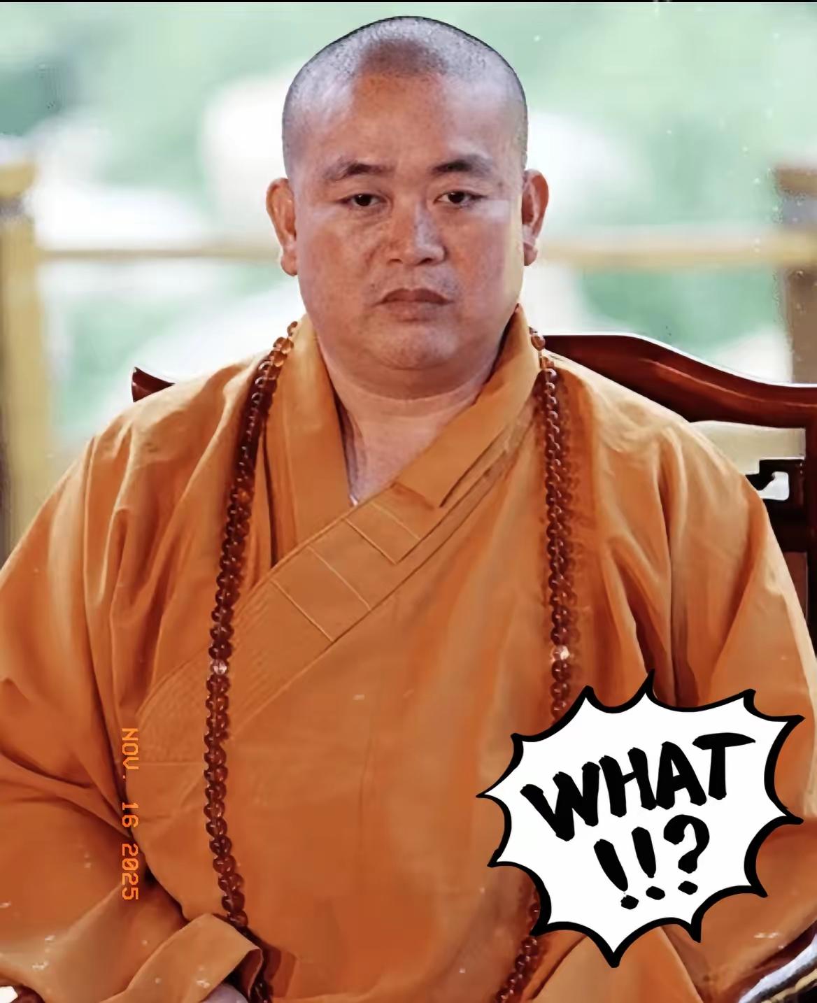 终于有结果了！
2025年11月16日，释永信因涉嫌职务侵占、挪用资金、非国家工