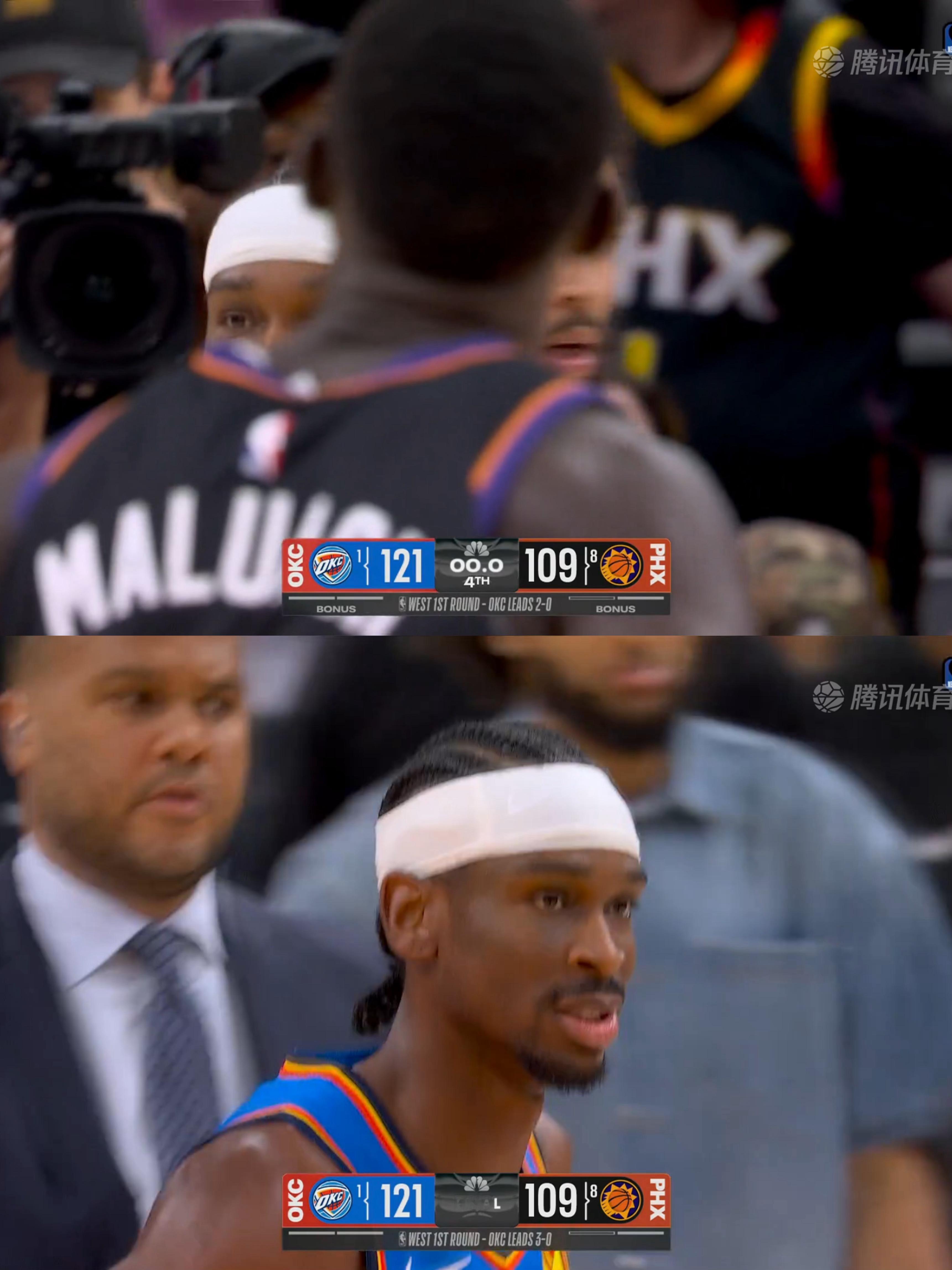 一场都顶不住，太阳主场109-121不敌雷霆亚历山大42分4板8助攻，投篮18投
