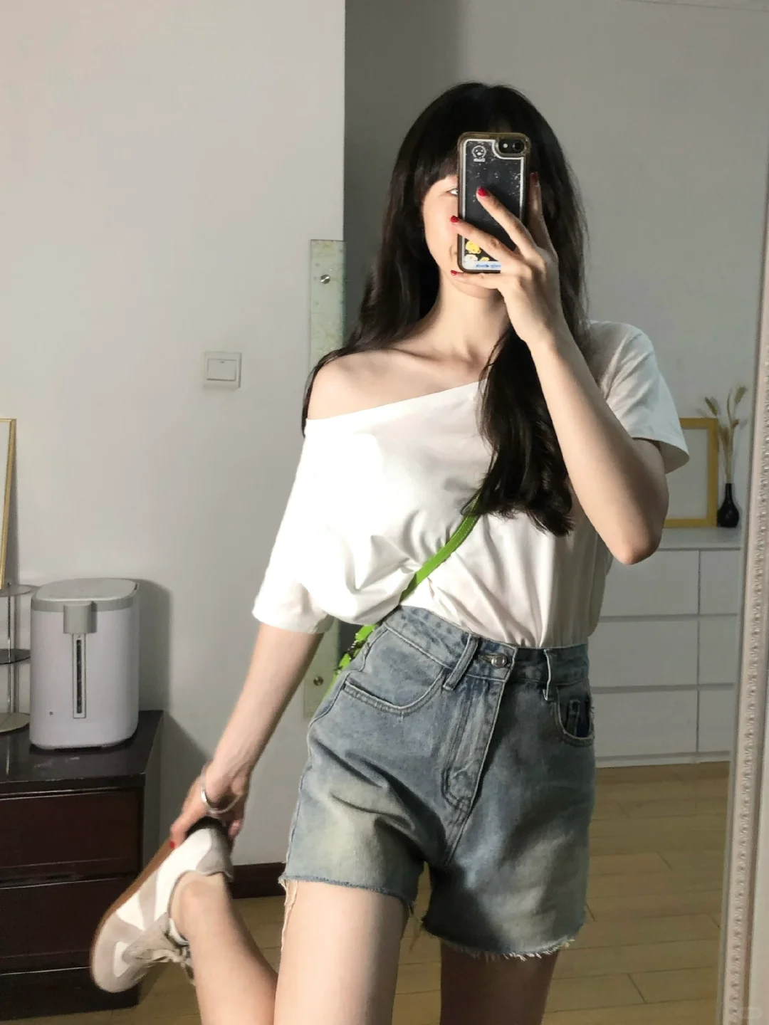 夏天这样穿真的好舒服清爽呀！