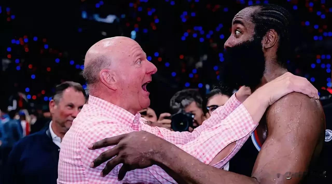 鲍尔默：登哥，两年八千万美元💵咋样？赶紧签约行了否则我睡不着觉！
哈登：鲍老板