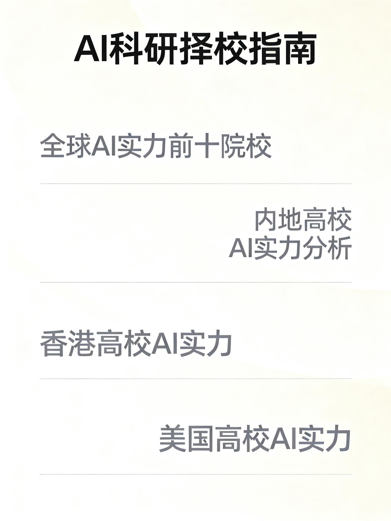 全球AI博士含金量排名：前十全是内地高校！但有个关键因素你不知道
报人工智能专业