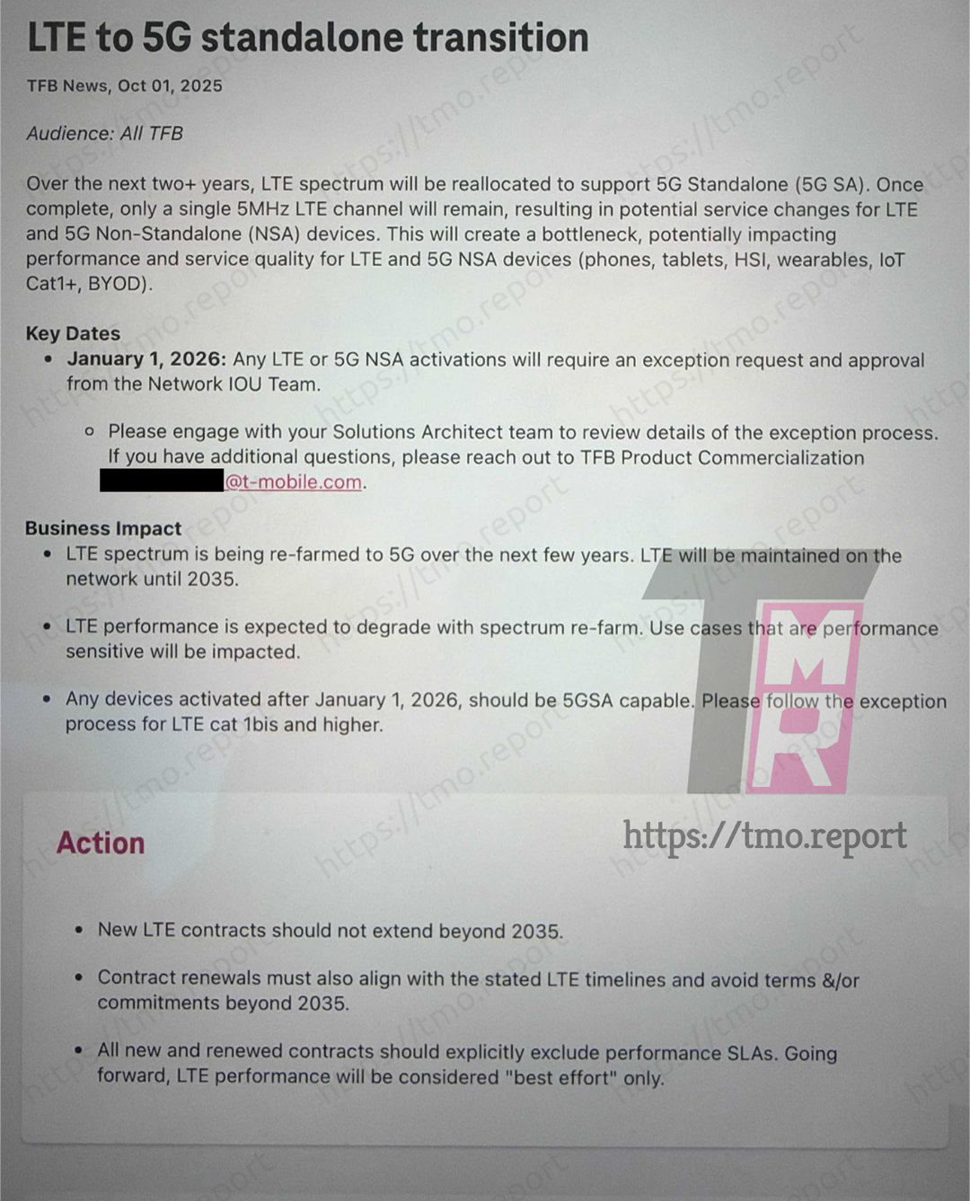 【4G 退网倒计时：美国运营商T-Mobile 将逐步关闭 LTE 网络，为 5