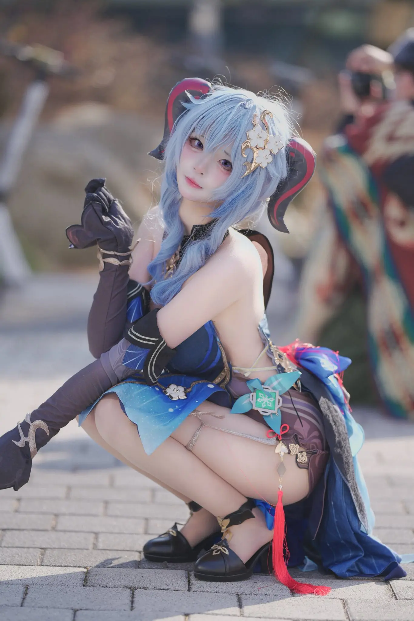 甘雨 原神 cos场照