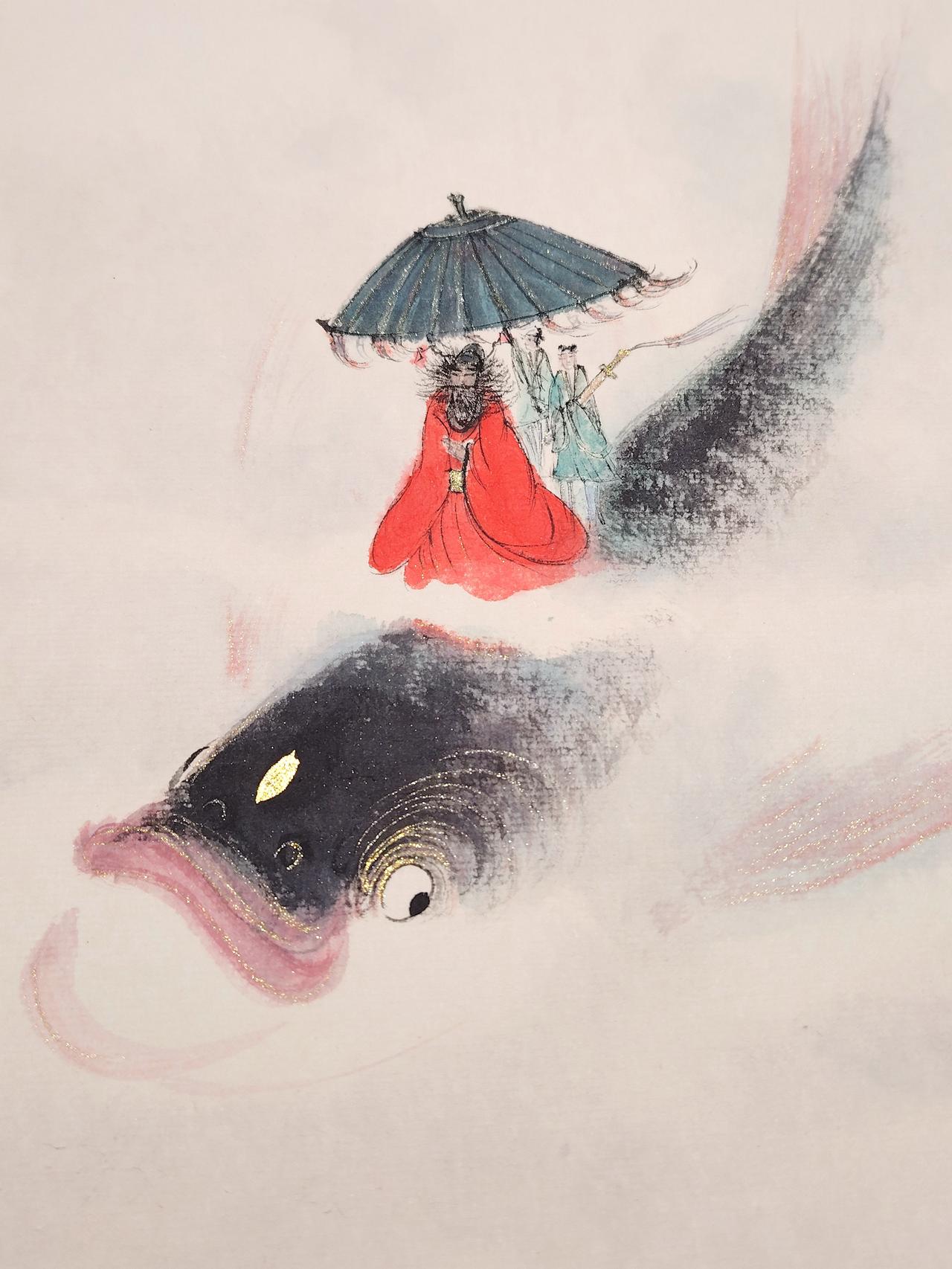 中元安康钟馗 中元节 @国画雅集 @非子画鱼 @今日头条