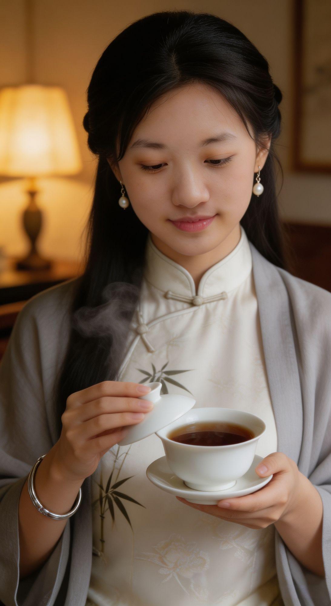 你的生命里，
有没有一个，
“多焖了一会儿”也等不到的人？
那杯舍不得倒掉的茶，