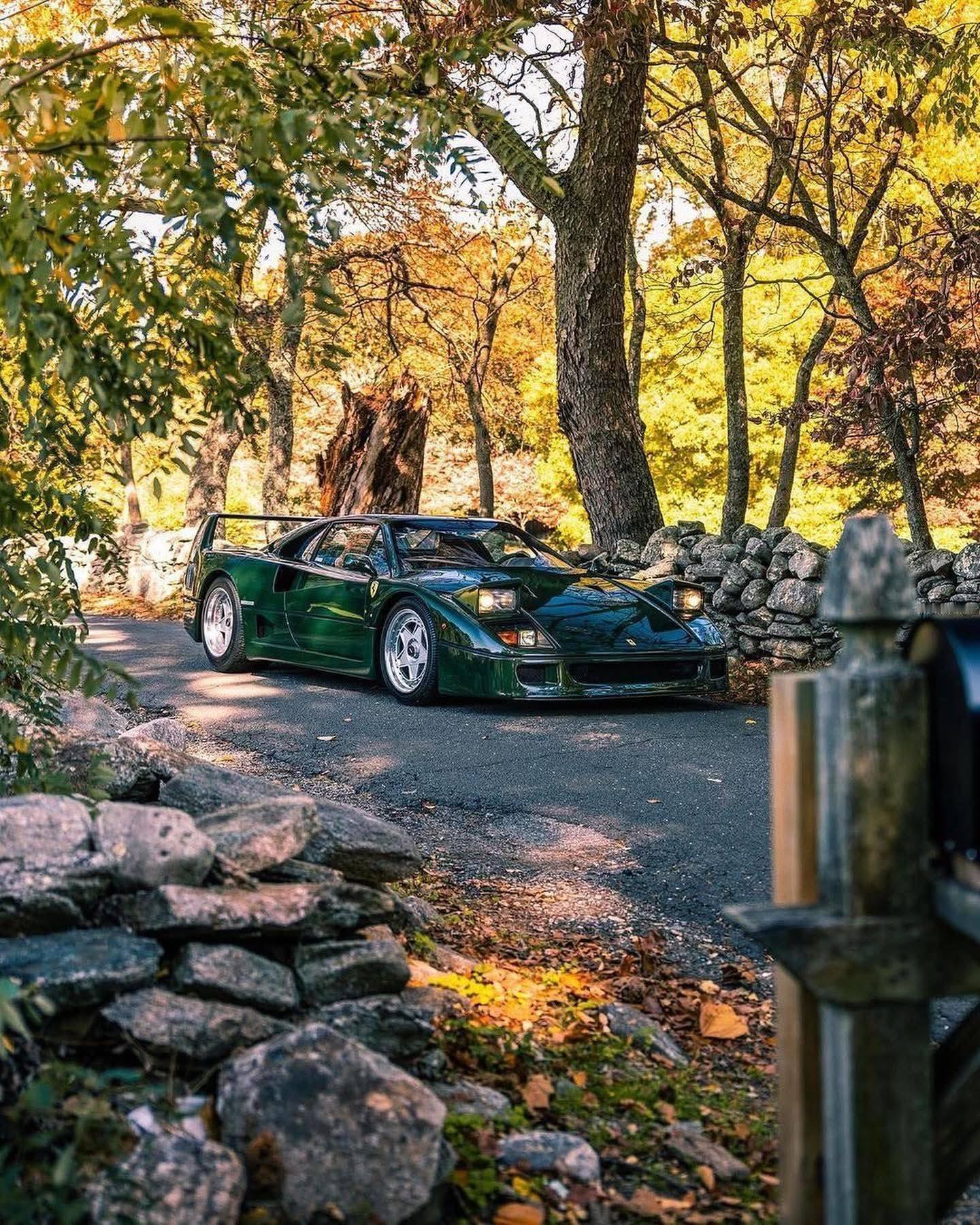 Ferrari F40法拉利 绿外棕内的F40帅不帅？ 