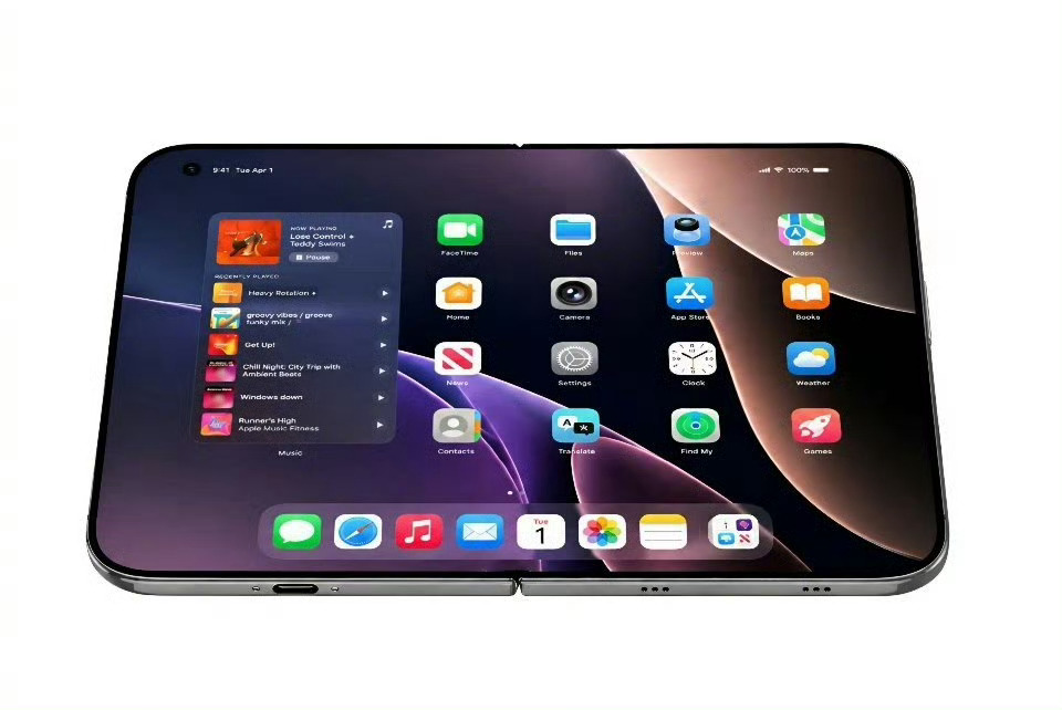 苹果折叠屏 iPhone Duo苹果的折叠屏终于来了，名字还很有意思“iPhon