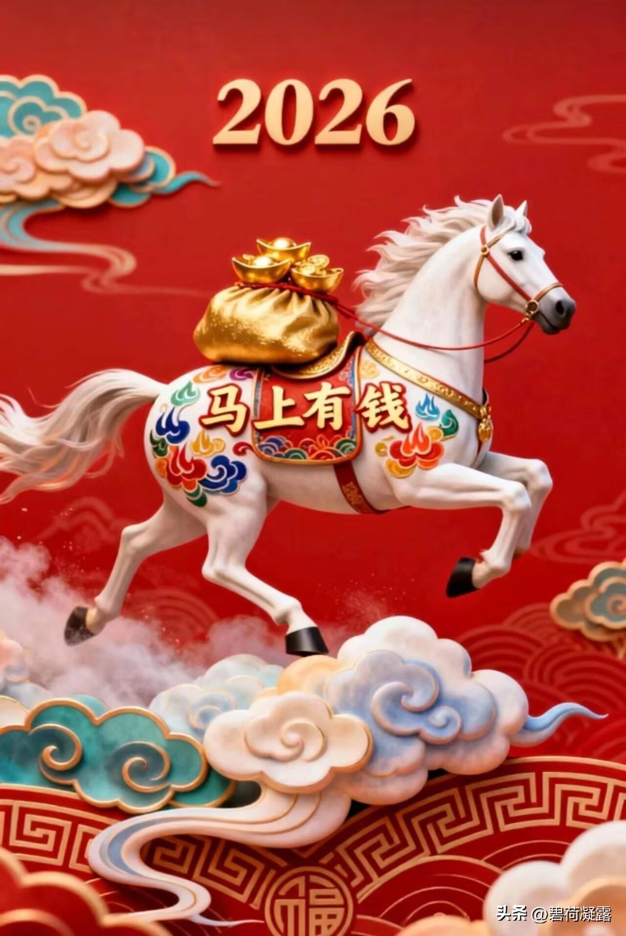 祝福大家新的一年：
好事成双、万事如意，
七星高照，八方来财！
新年伊始，喜乐安