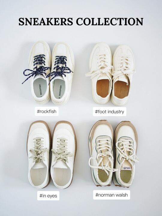 我的鞋柜｜春夏百搭舒适小白鞋合集👟