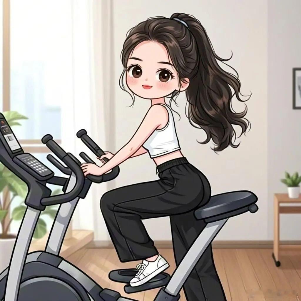 自律自信运动健身女生专用头像 ​​​