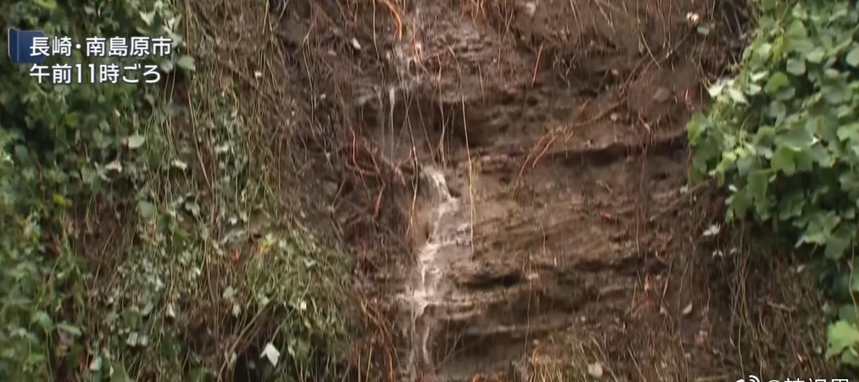 日本新闻：长崎县和熊本县，已确认山体滑坡等破坏