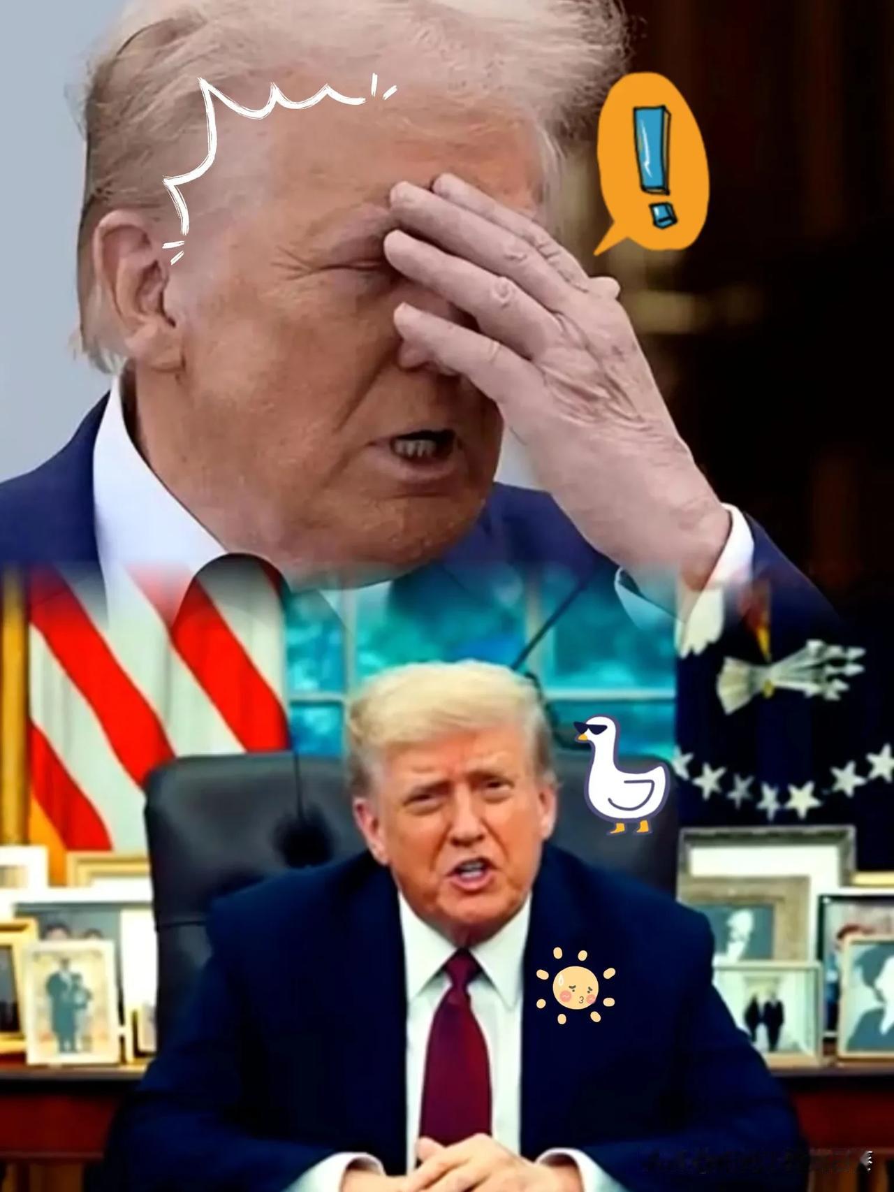 快讯！

快讯！

特朗普改口！

强调中美对话不是敌对而是合作！

这是什么原