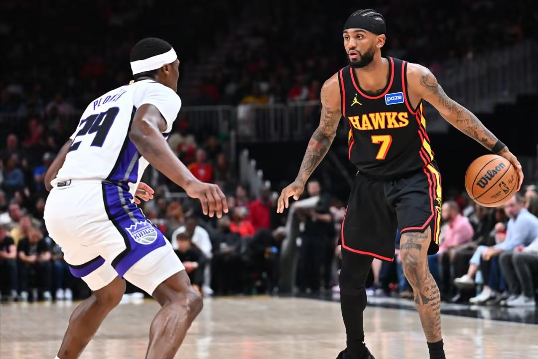 北京时间3月29日，NBA常规赛上演一场精彩对决，亚特兰大老鹰以123-113力