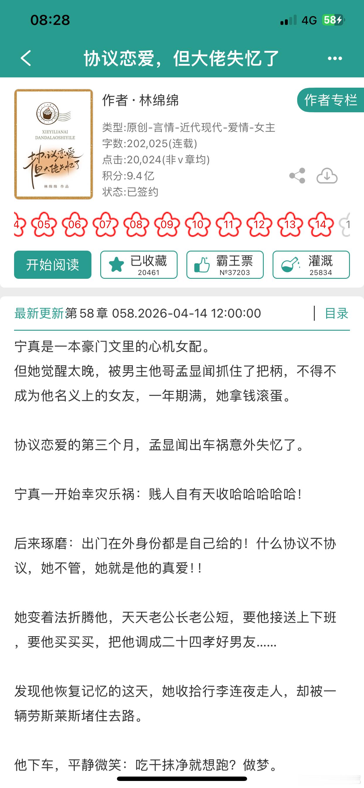 bg推文 协议恋爱，但大佬失忆了一口气开看，意犹未尽，希望作者快快更原书女配也就