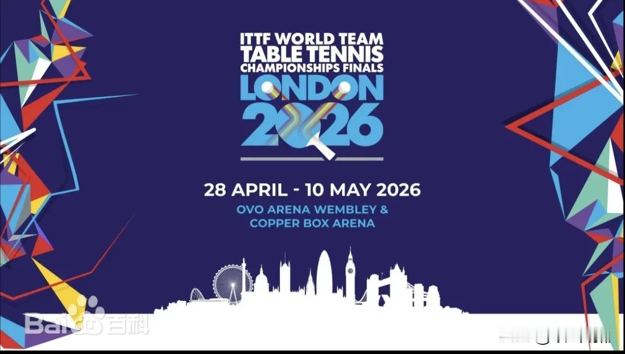 2026年伦敦世乒赛（团体赛）中国队出征阵容及A阶段赛程安排；

· 男团：王楚