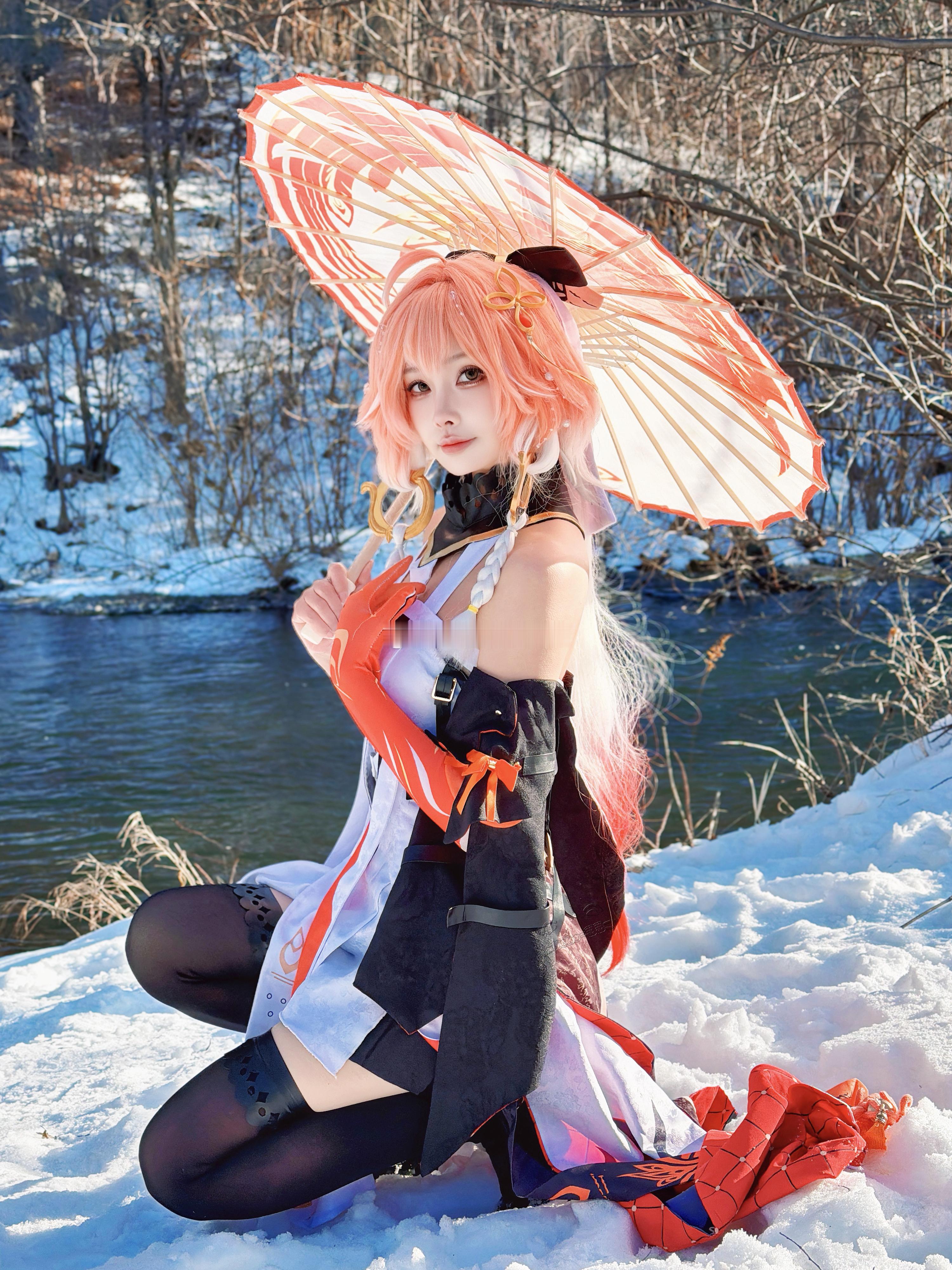 Neko_薇薇二次元cos大赏春日次元纪鸣潮  冬天过去就是春天了吧～漂泊者 旅