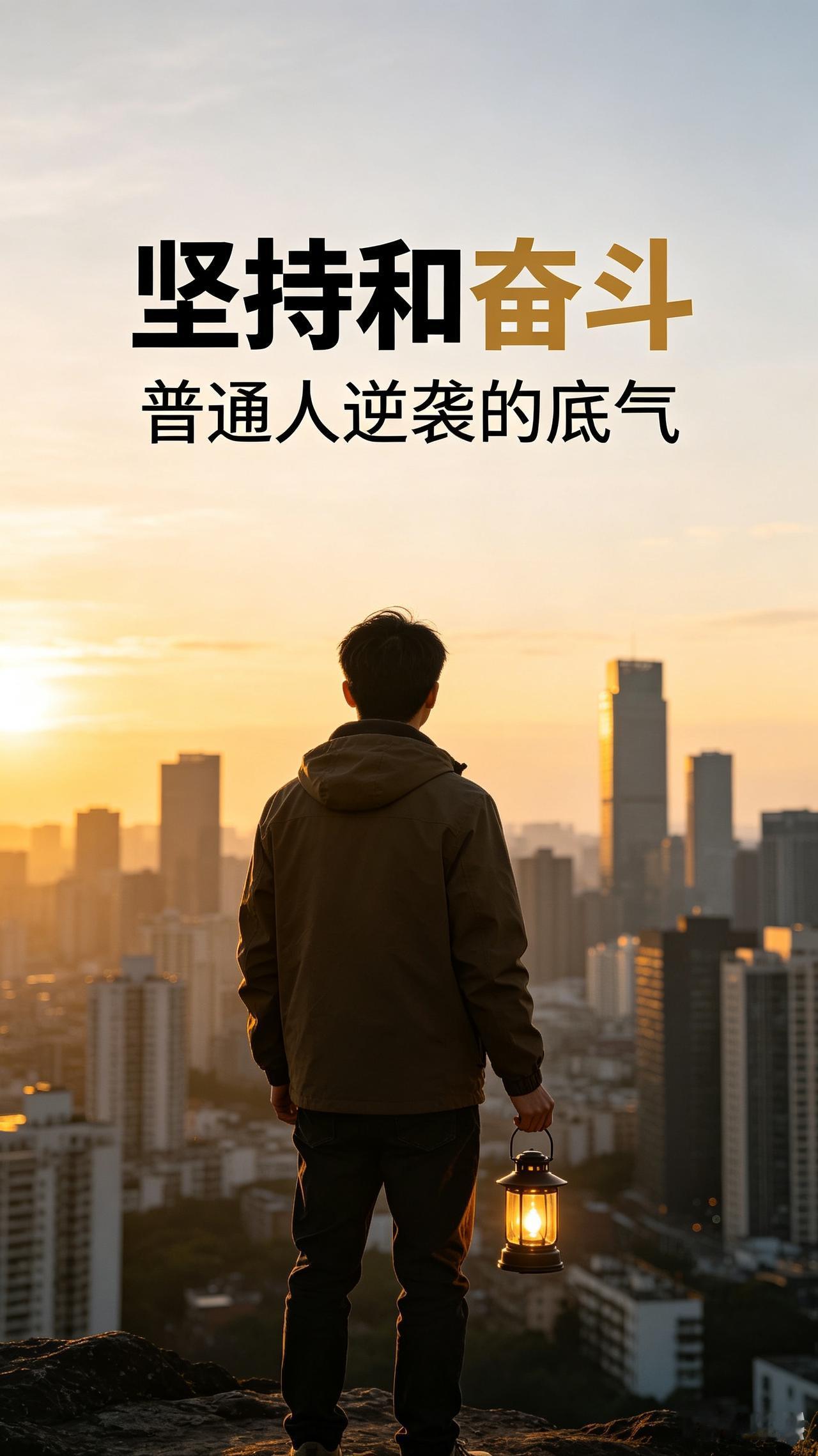 别再幻想一夜暴富，坚持和奋斗，才是普通人成功的硬道理

在这个快节奏的时代，很多