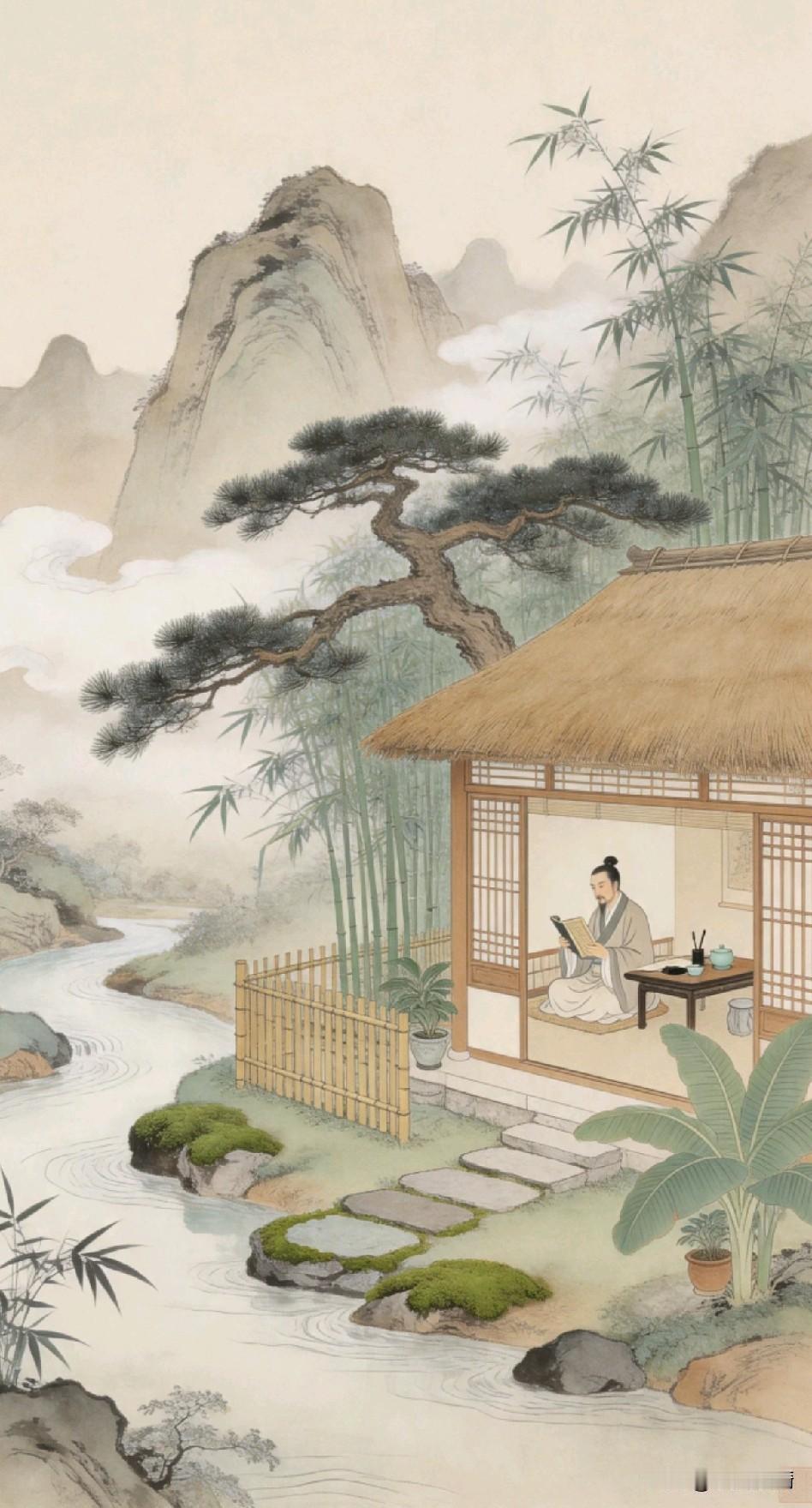 《修诚立基，乾坤在抱；遇疑知止，祸患自消；行藏用舍：素履以往，道阻何妨，灵台如镜